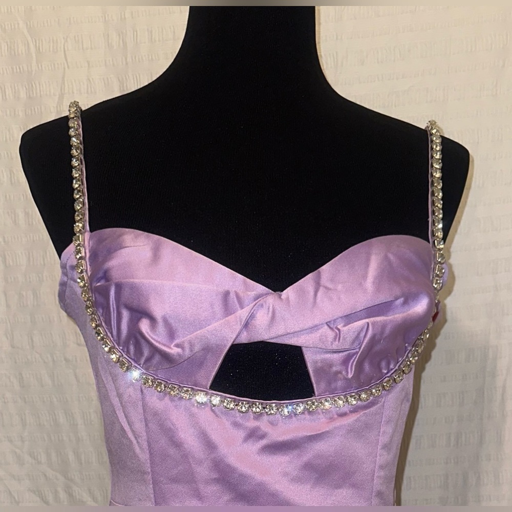 RUNAWAY SERAFINA MINI DRESS LILAC SIZE S - Picture 3 of 7